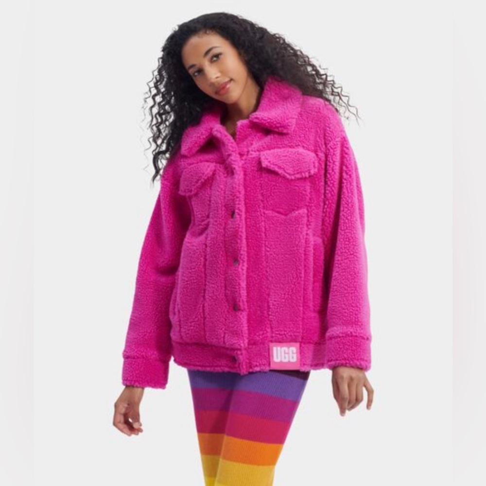 UGG FRANKIE SHERPA TRUCKER JACKET